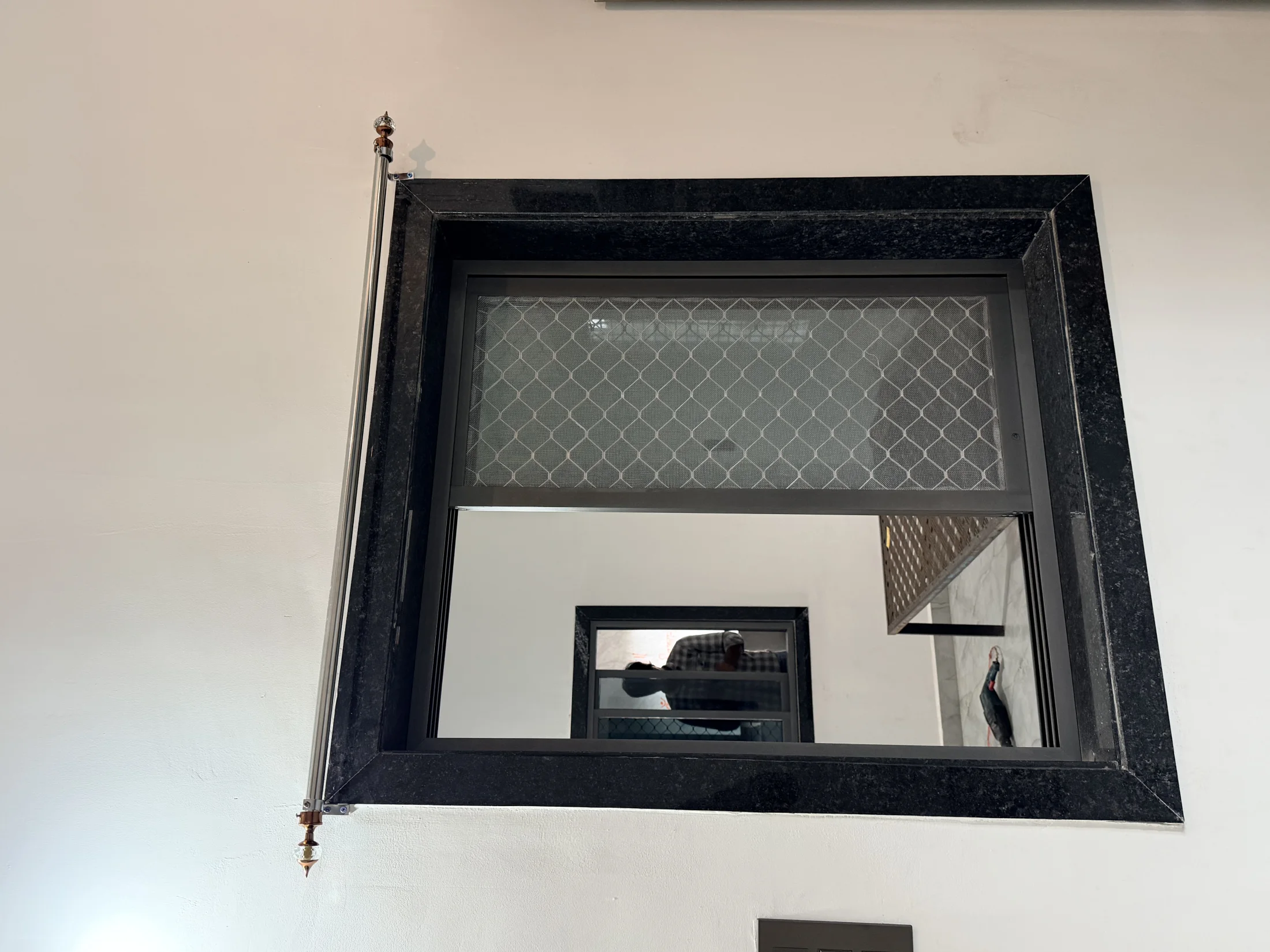 Aluminum window work
