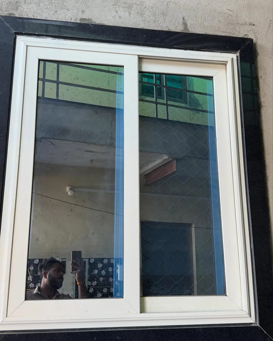 Aluminum with glass work