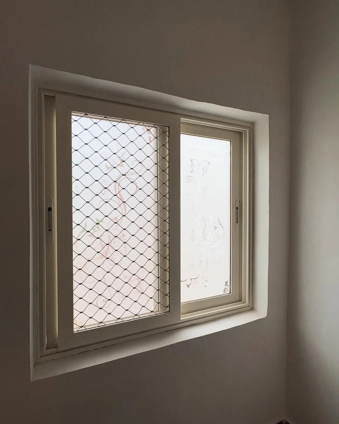 Aluminum with glass work