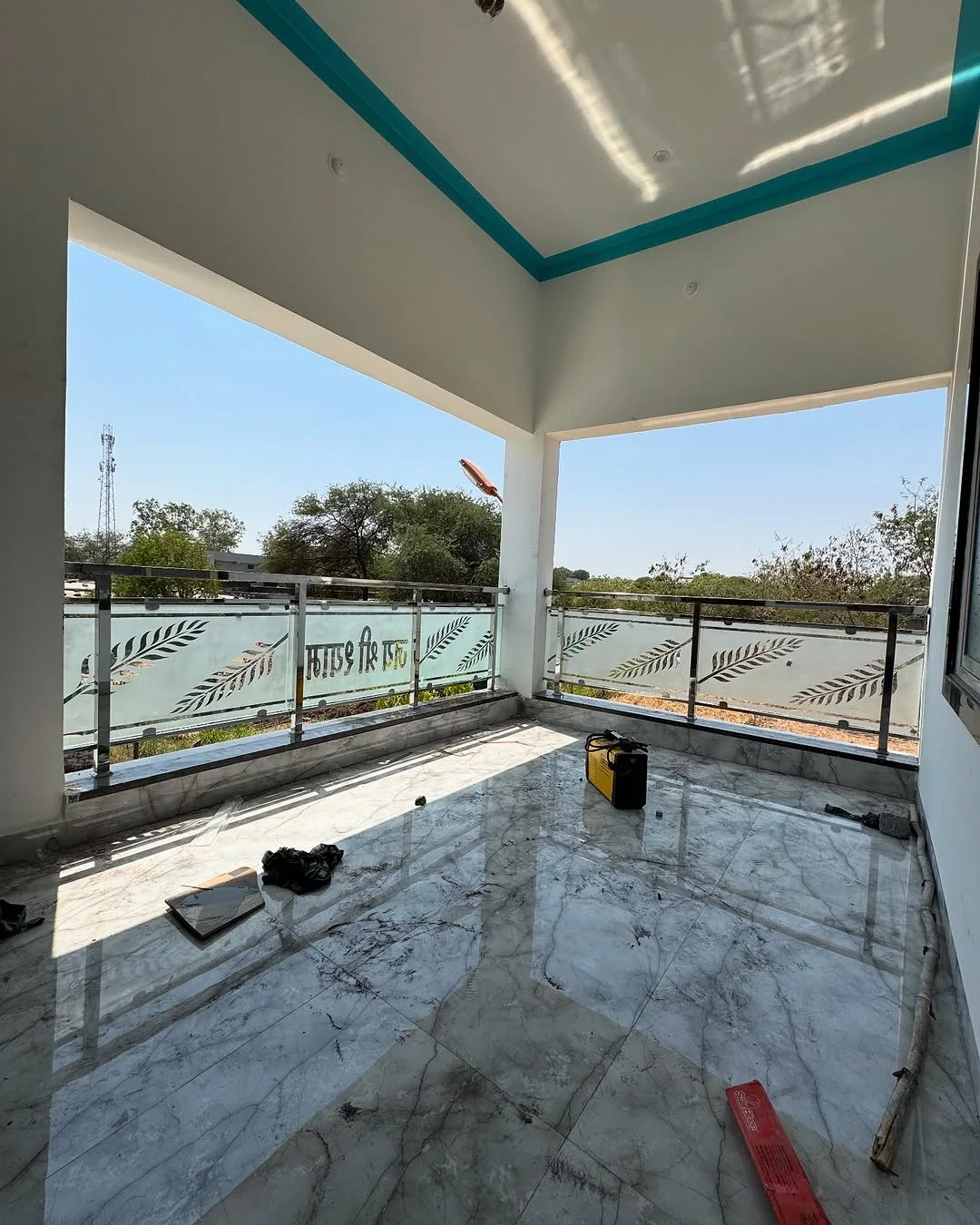 Glass Relling work